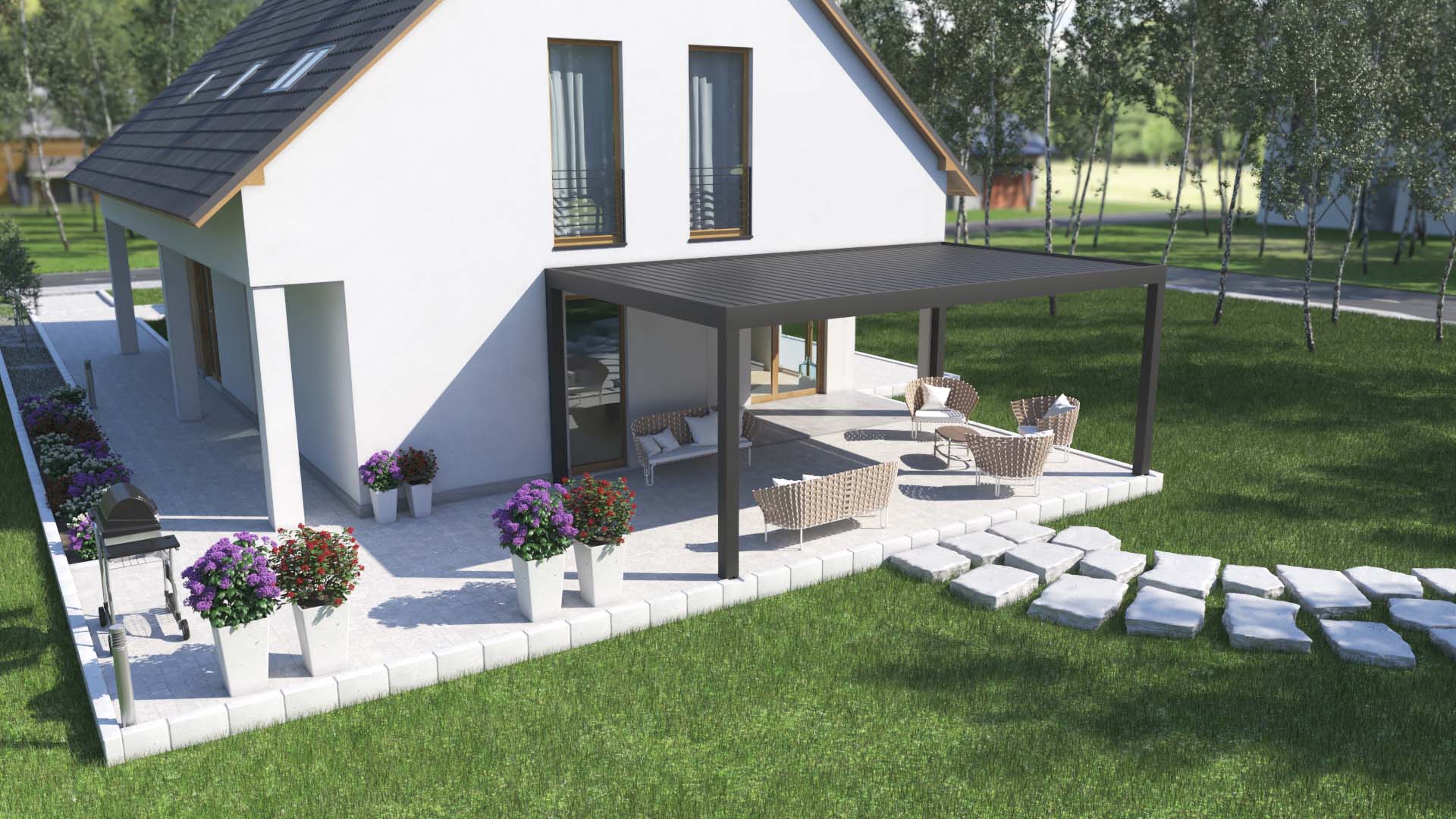 Pergola_Wizualizacja_3D