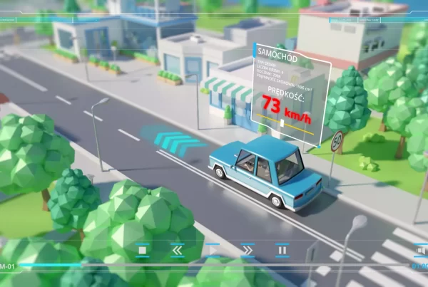 Animacja 3D Bezpieczeństwo Ruchu Drogowego