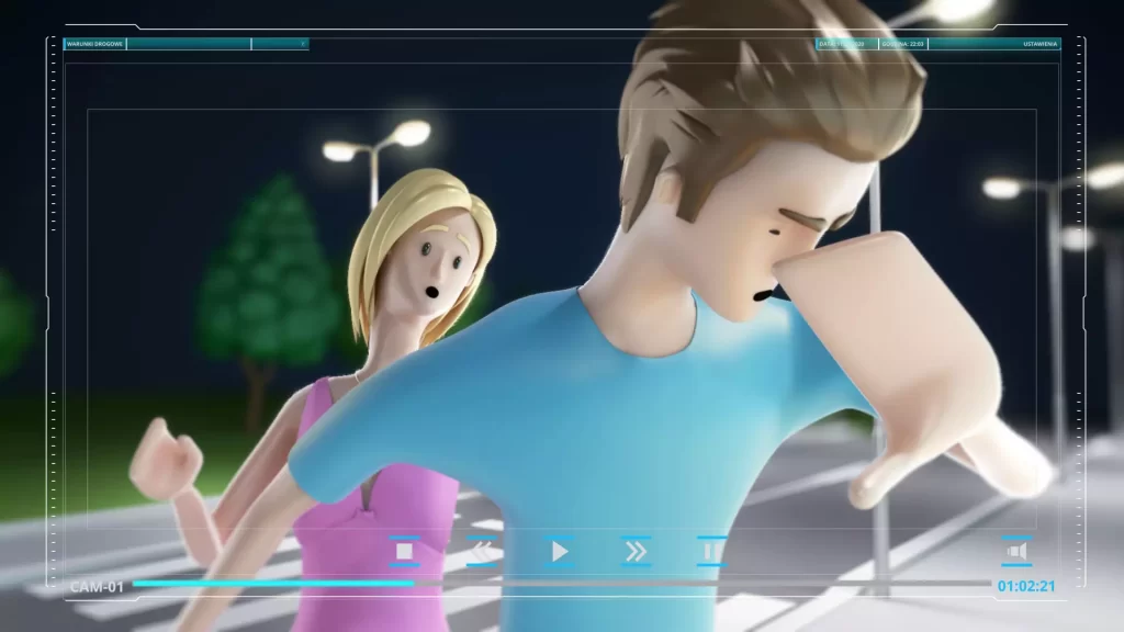 Animacja 3D Bezpieczeństwo Ruchu Drogowego 02_02 Animacja 3D Bezpieczeństwo Ruchu Drogowego