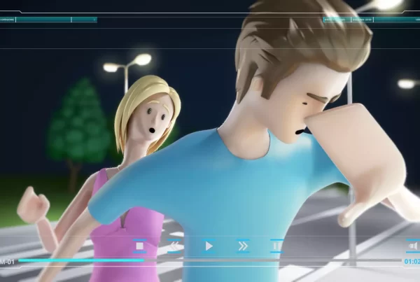 Animacja 3D Bezpieczeństwo Ruchu Drogowego