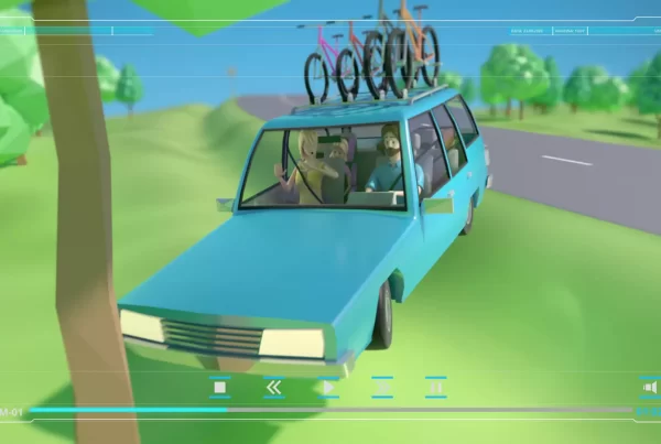 Animacja 3D Bezpieczeństwo Ruchu Drogowego