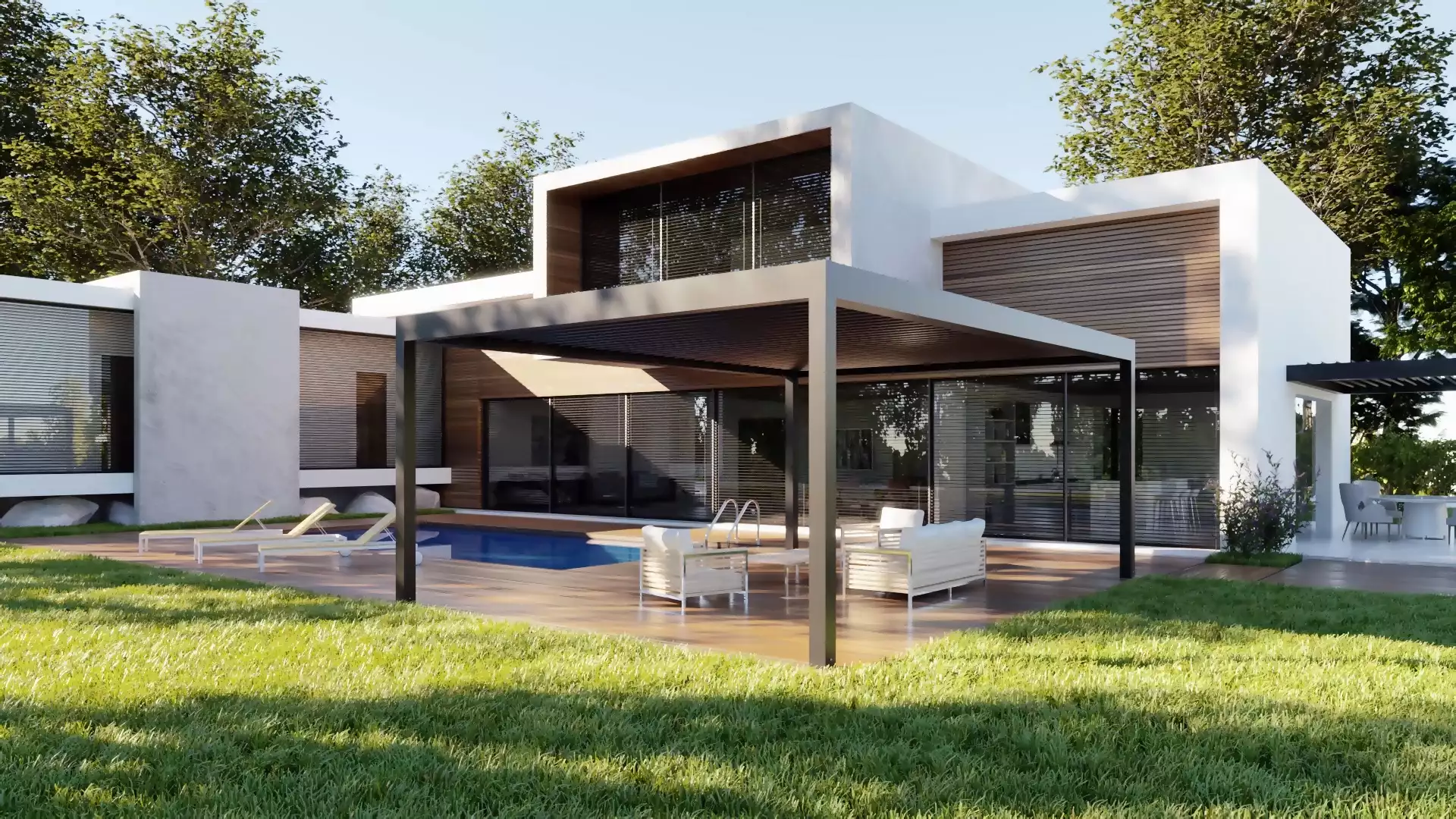 Pergola 3VO Animacje 3D Animacje techniczne