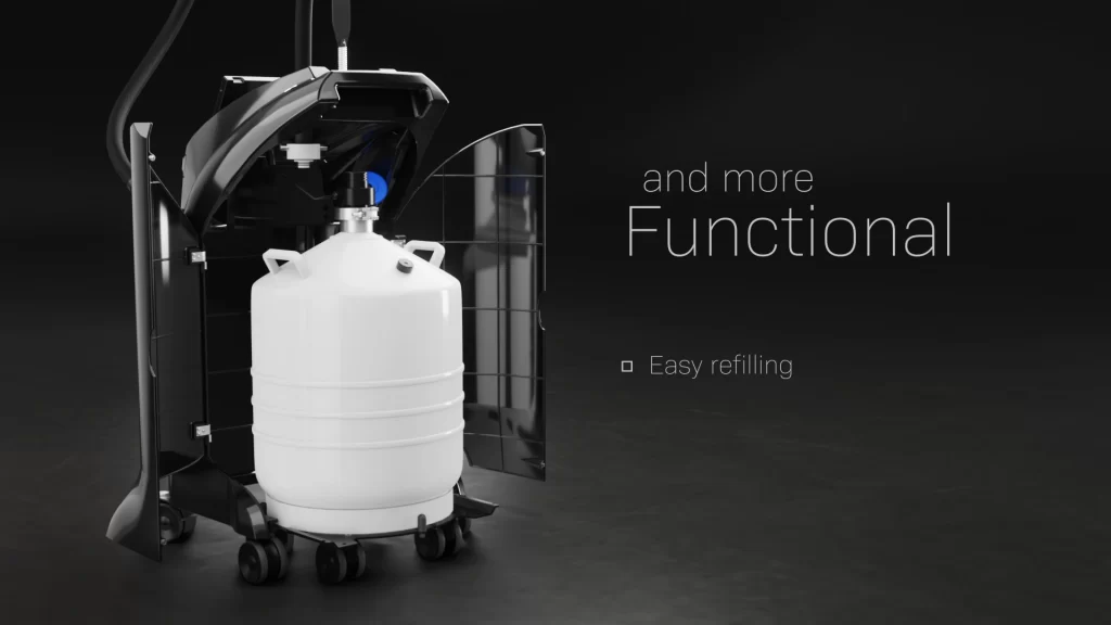 Metrum Vital Animacja 3D 008 Prezentacja medycznego urzÄ…dzenia CRYO-T Vital