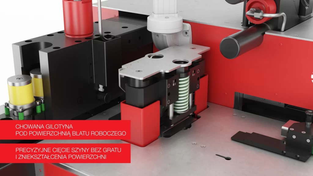 Urzadzenie do obrobki szyn pradowych 02 Device animation - subar framing Erko