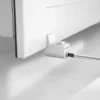 3D assembly instruction animation showing non-invasive installation of Fideli pleated blinds