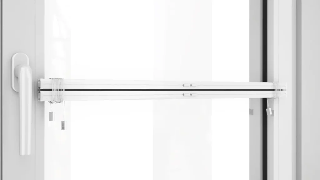 3d-animation-assembly-instruction-pleated-blinds-05 3D assembly instruction animation showing non-invasive installation of Fideli pleated blinds