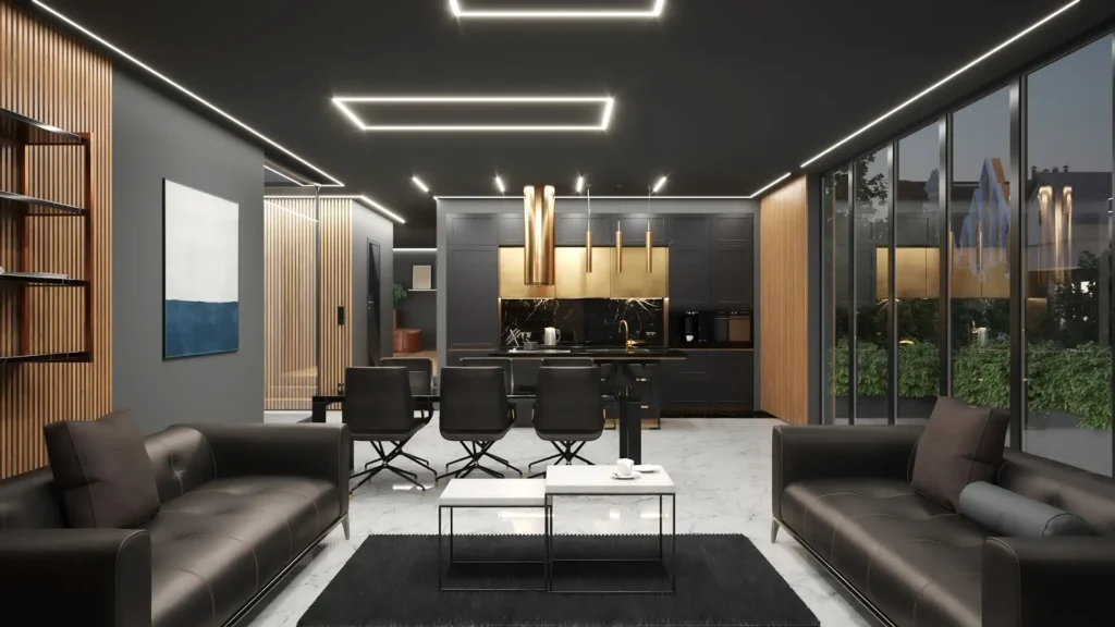 3d-animation-topmet-drywall-led-profile-01 3D Technical Animation TOPMET Drywall LED Profiles