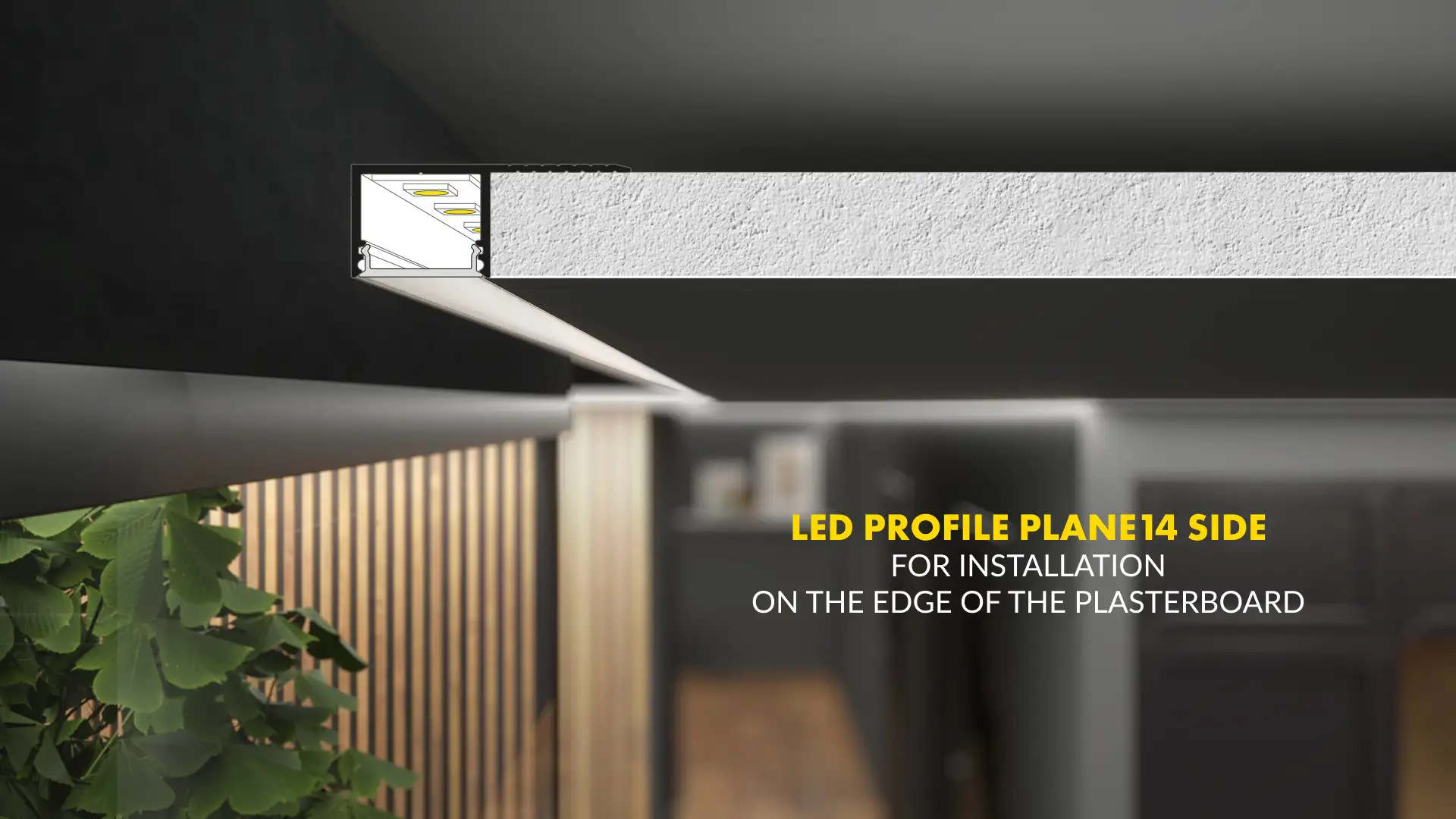 3D Technical Animation TOPMET Drywall LED Profiles