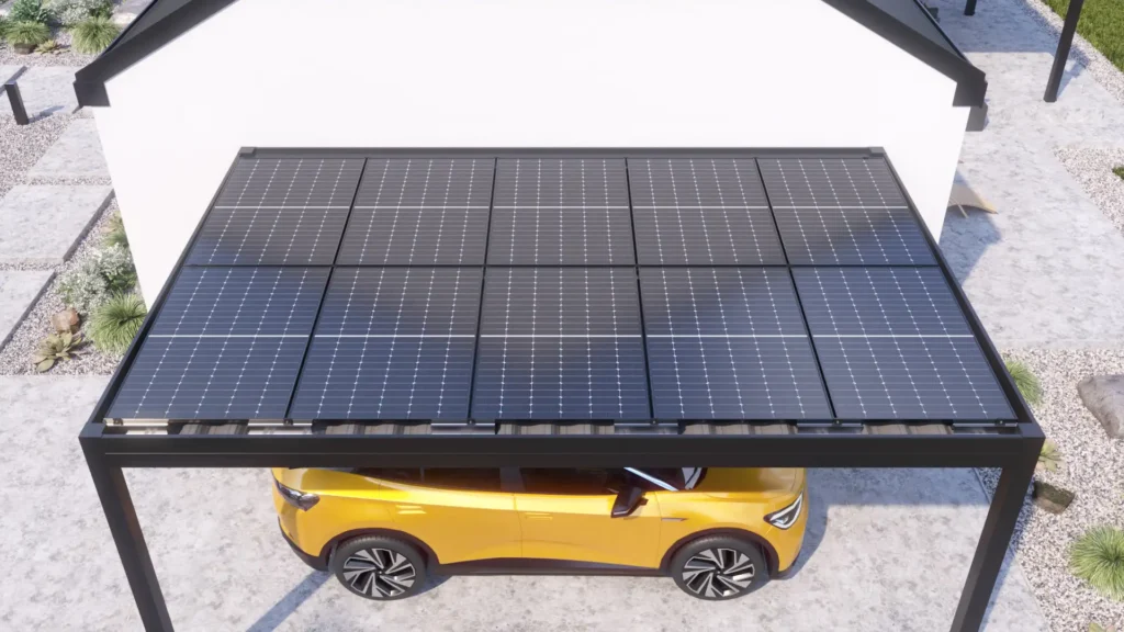 Tarasola Carport 3D animation Product Renders 001 Tarasola Carport 3D animation Product Renders