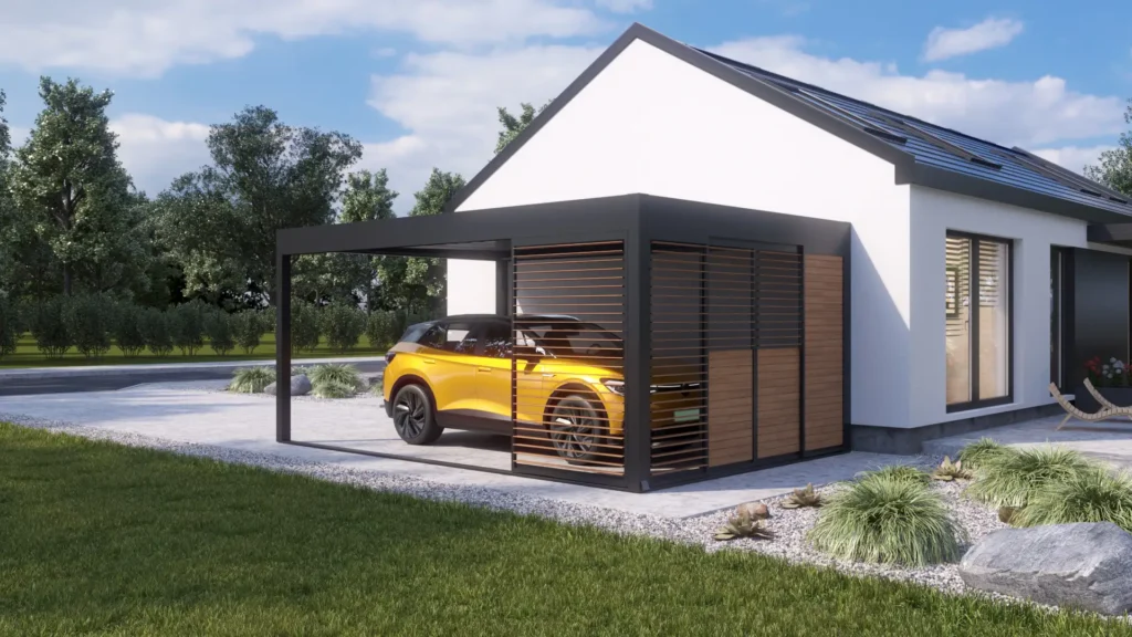 Tarasola Carport 3D animation Product Renders 013 Tarasola Carport 3D animation Product Renders