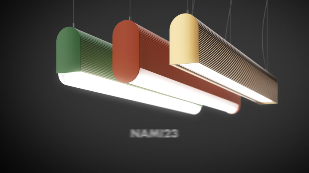 3d-product-animation-topmet-nami23-led-profile-01 Photorealistic 3D product animation of TOPMET NAMI23 custom color aluminum LED profile in modern interior