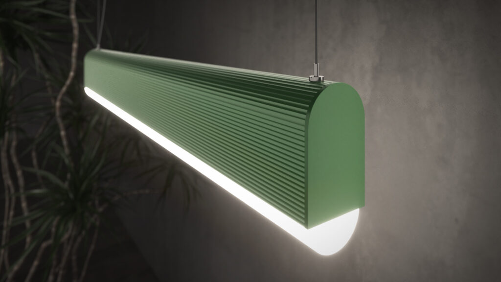 3d-product-animation-topmet-nami23-led-profile-03 Photorealistic 3D product animation of TOPMET NAMI23 custom color aluminum LED profile in modern interior