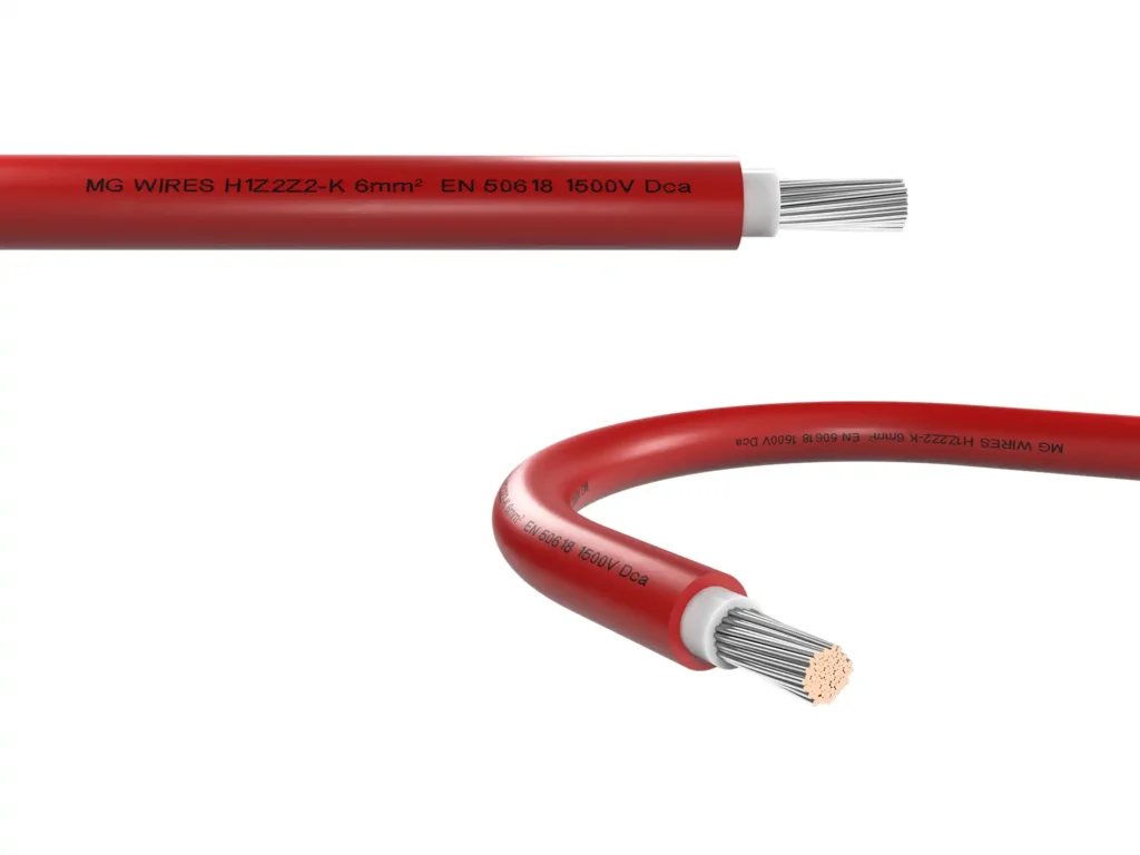 3d-product-renders-mg-wire-industrial-cables-02 Photorealistic 3D product render showing MG Wire industrial cable cross-section and copper conductor strands