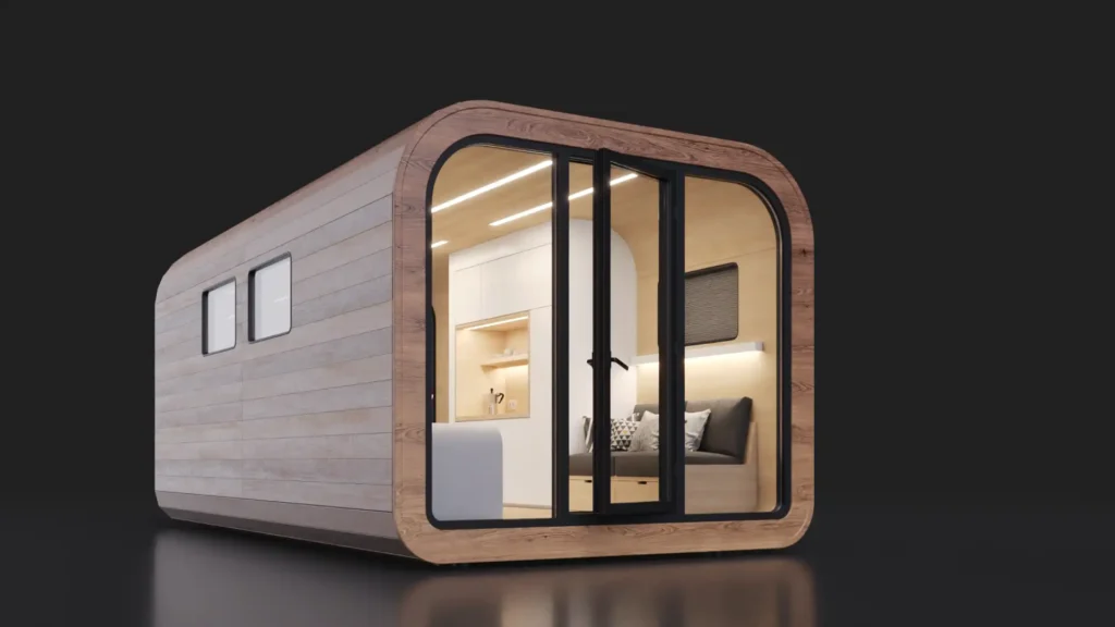 3d-product-renders-modular-panel-house-05 Photorealistic 3D product renders showing modular panel house architectural variants and structural design