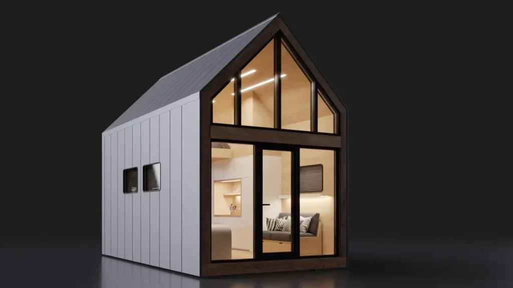 3d-product-renders-modular-panel-house-06 Photorealistic 3D product renders showing modular panel house architectural variants and structural design